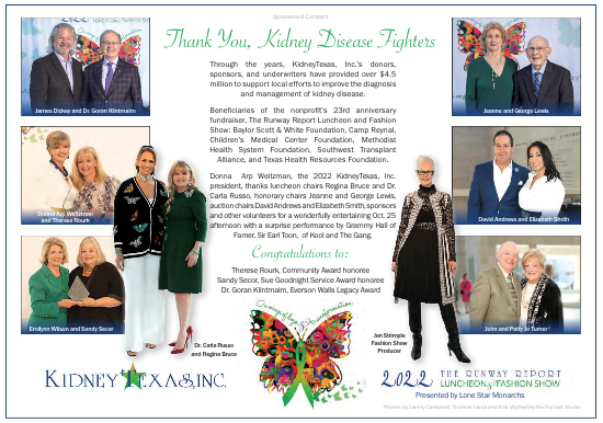 Thank you, kidney disease fighters