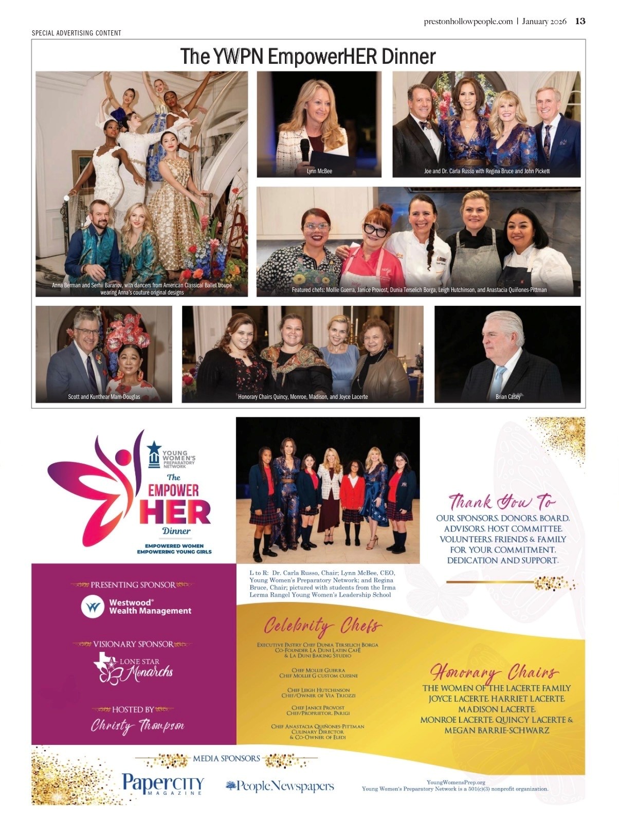 The YWPN EMPOWERHER DINNER