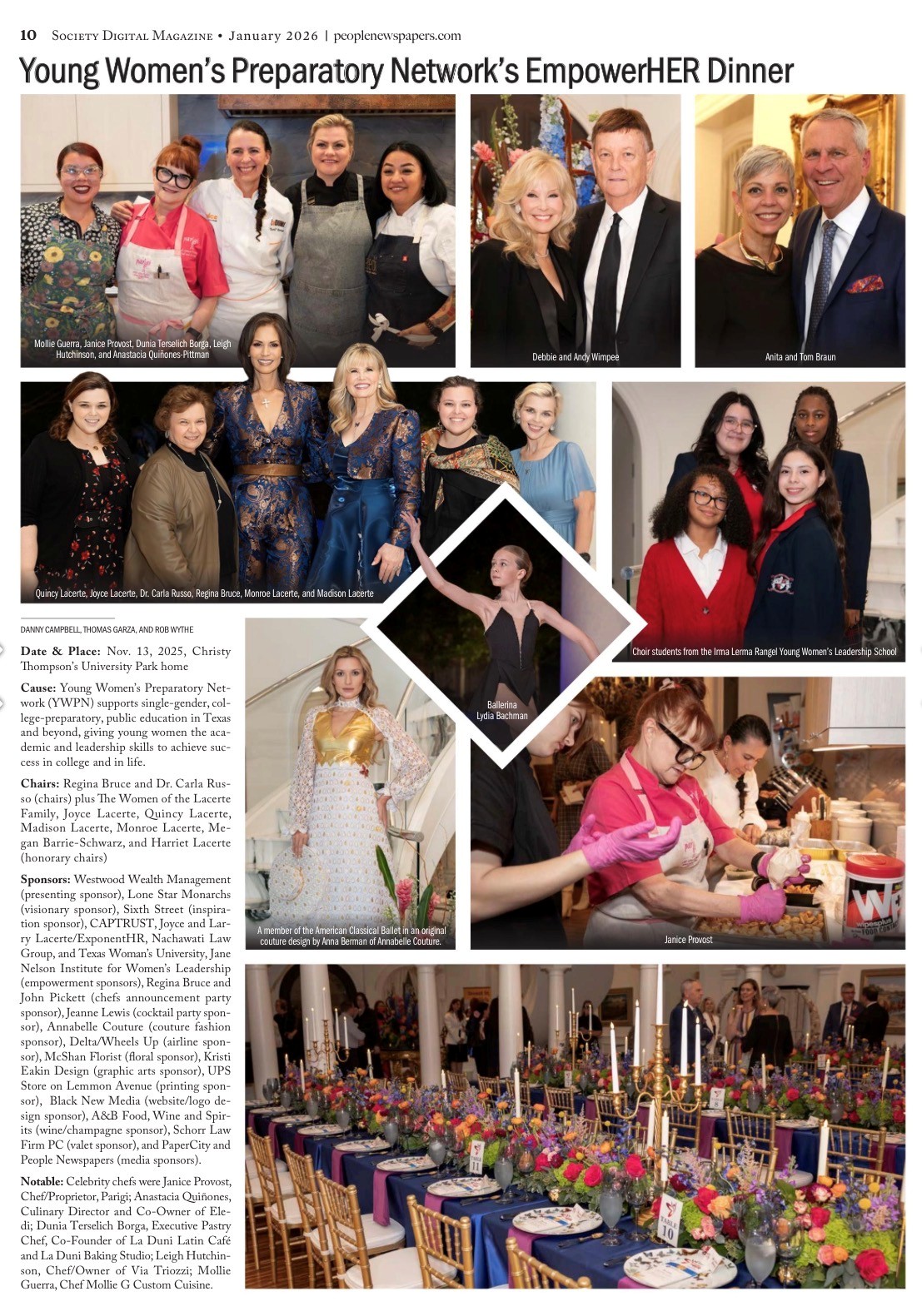 Young Women’s Preparatory Network’s EmpowerHER Dinner 