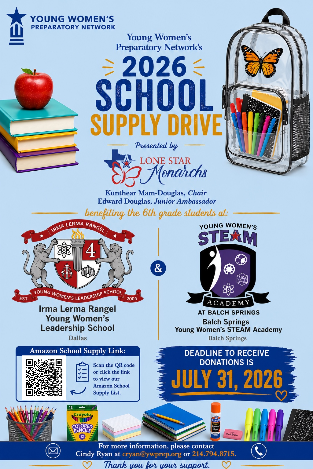 YWPN 2026 School Supply Drive