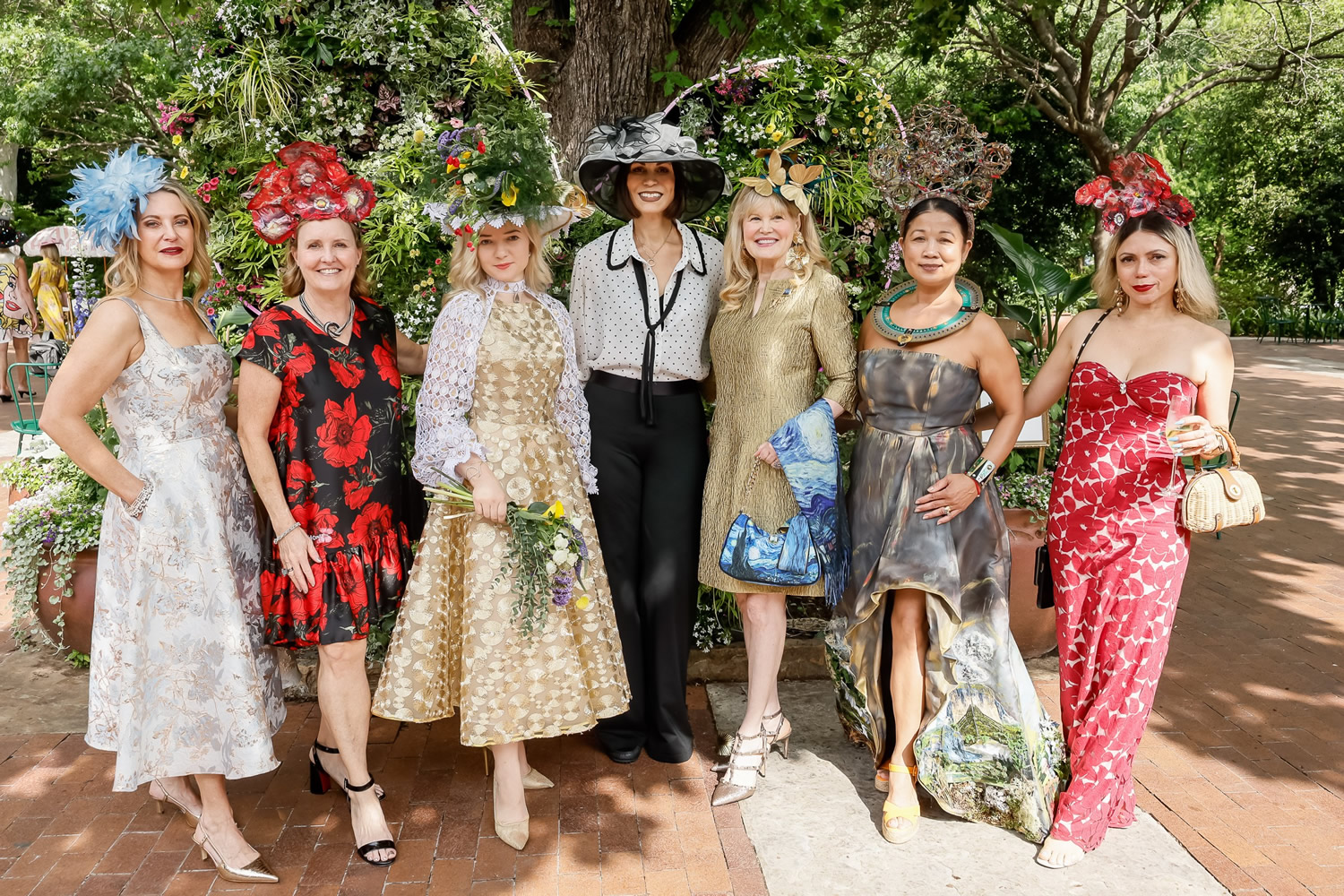 Mad Hatter’s Tea was a Suite of Artistic Fantasy, Couture Fashions and a Cornucopia of Hat Designs Celebrating The Art of the Garden