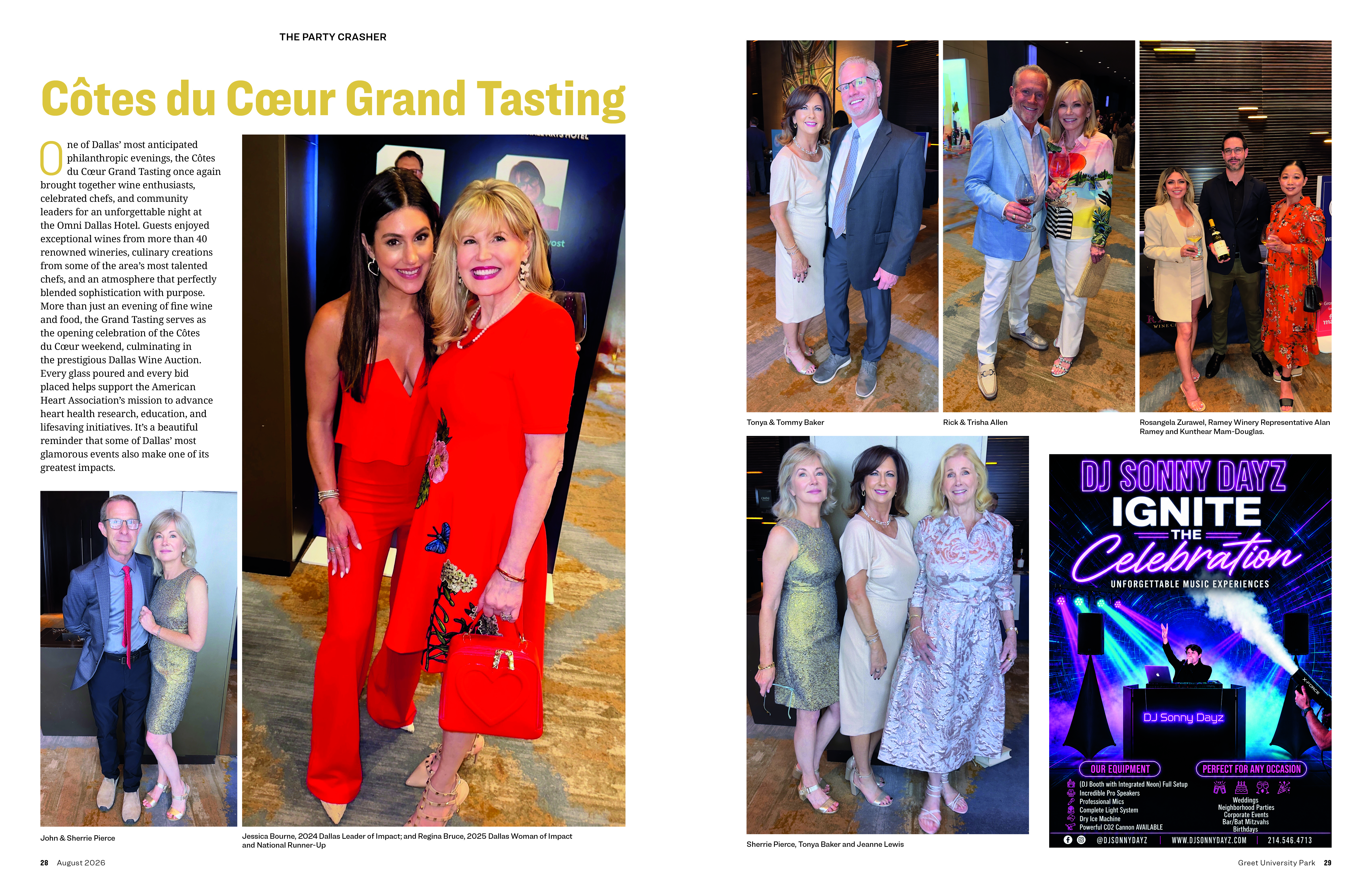 Cótes du Couer’s Grand Tasting benefiting the American Heart Association